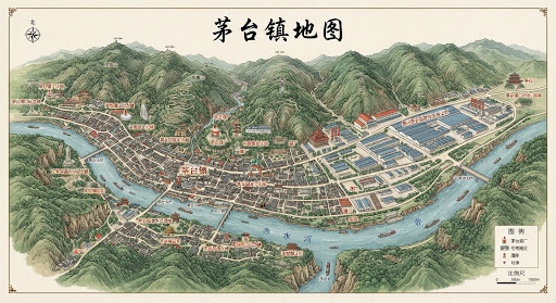 茅台镇地图